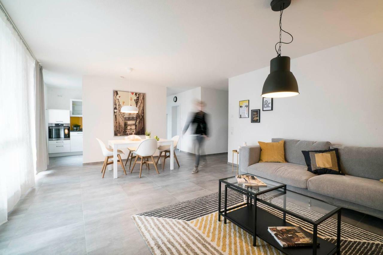 Apartwehr Business&Ferien Apartment Gelb Esterno foto
